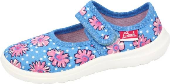 BECK Huisschoenen lichtblauw rosa zwart wit - Foto 2