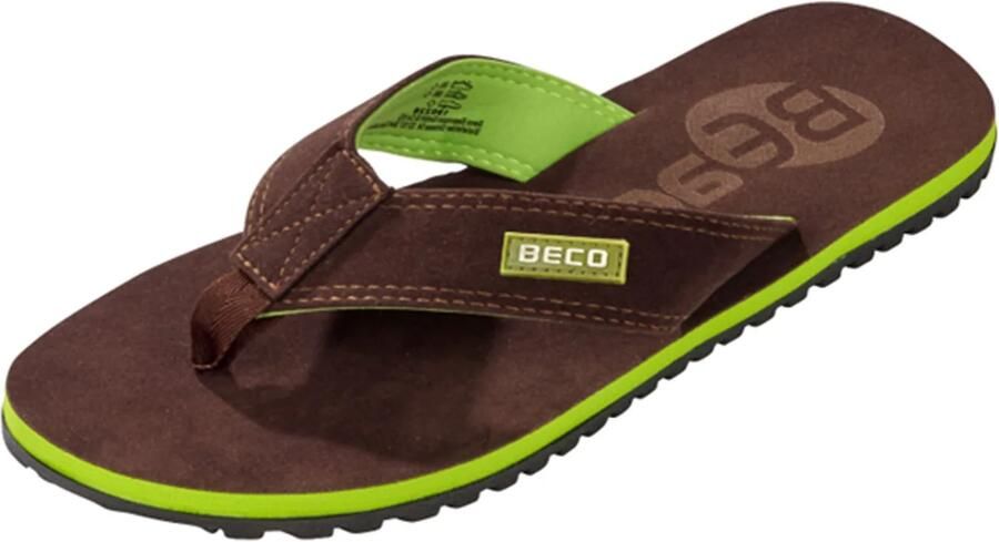 BECO the world of aquasports Teenslippers 'BEactive' donkerbruin - Foto 2