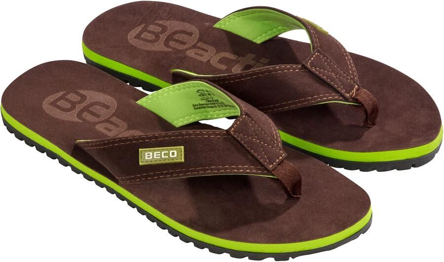 BECO the world of aquasports Teenslippers 'BEactive' donkerbruin - Foto 3