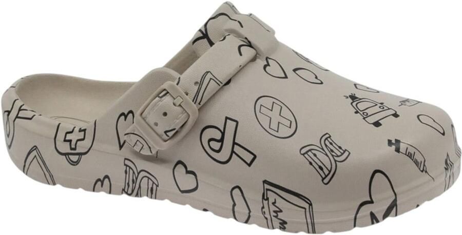 Beppi Clogs 'Eva Clog' beige