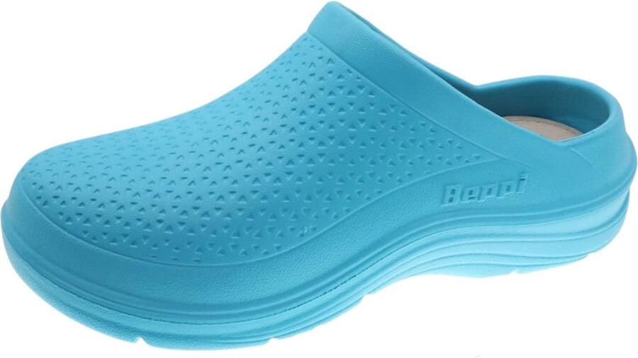 Beppi Clogs 'Eva Clog' lichtblauw