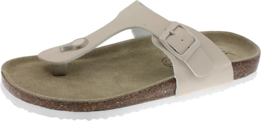 Beppi Huisschoenen 'Casual Slipper' beige
