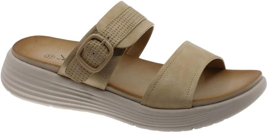 Beppi Huisschoenen 'Casual Slipper' beige