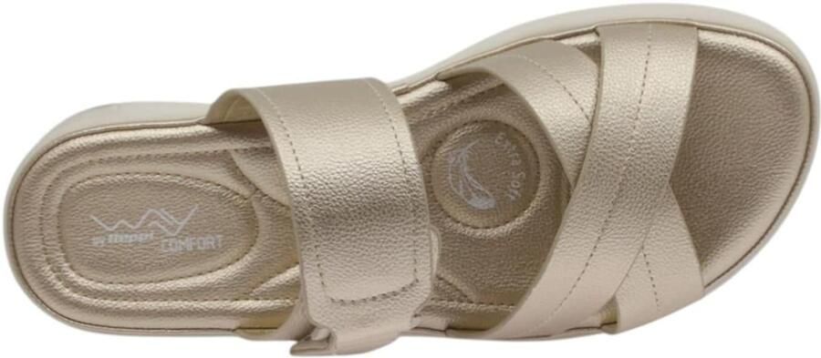Beppi Huisschoenen 'Casual Slipper' goud - Foto 3