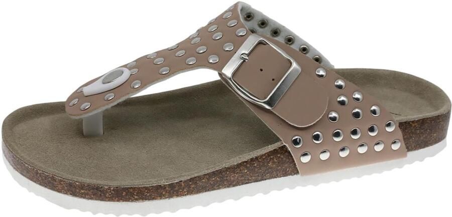 Beppi Huisschoenen 'Casual Slipper' taupe