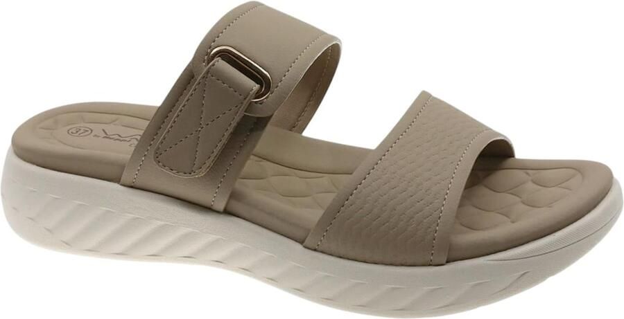 Beppi Huisschoenen 'Casual Slipper' taupe
