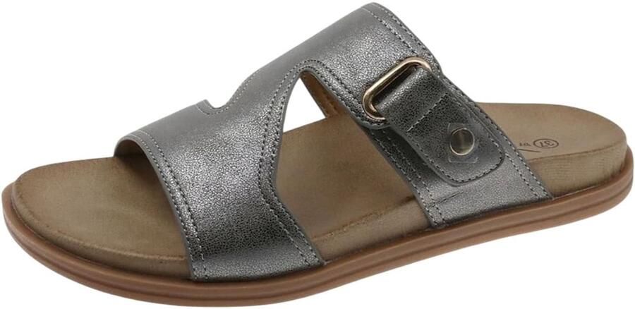 Beppi Huisschoenen 'Casual Slipper' zilver