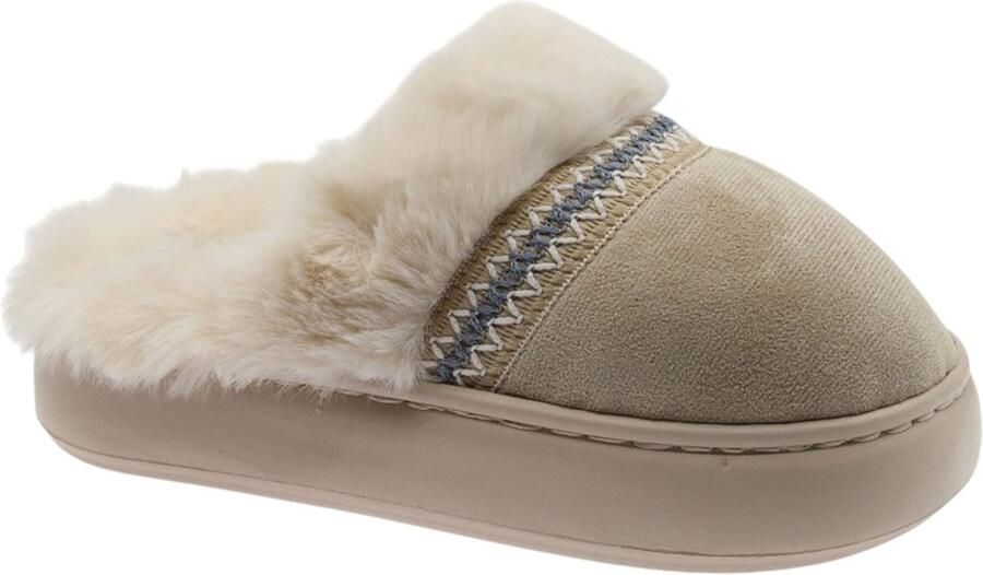 Beppi Huisschoenen 'Indoor Slipper' beige