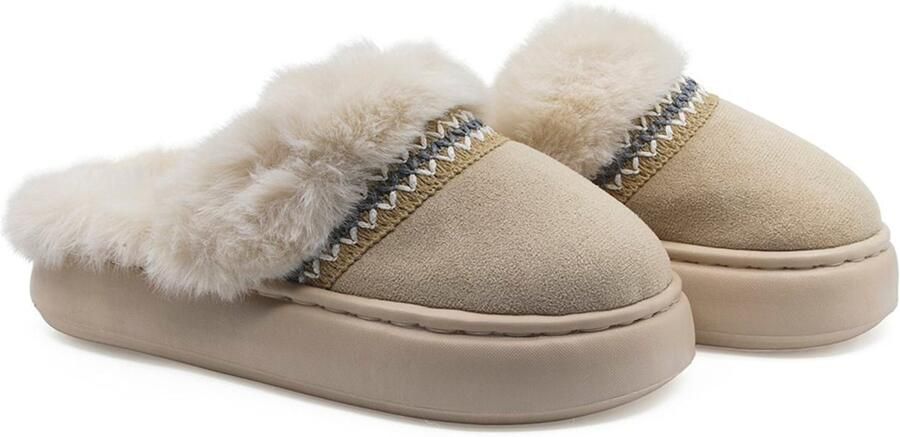 Beppi Huisschoenen 'Indoor Slipper' beige - Foto 3