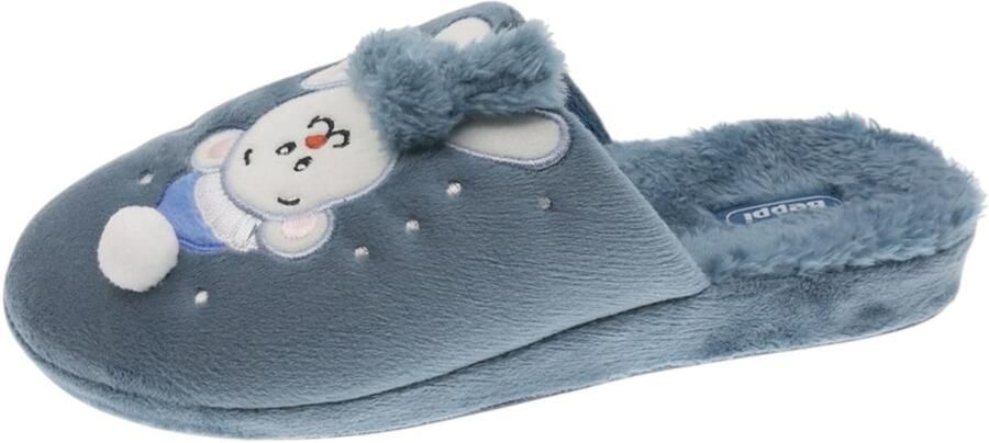 Beppi Huisschoenen 'Indoor Slipper' blauw