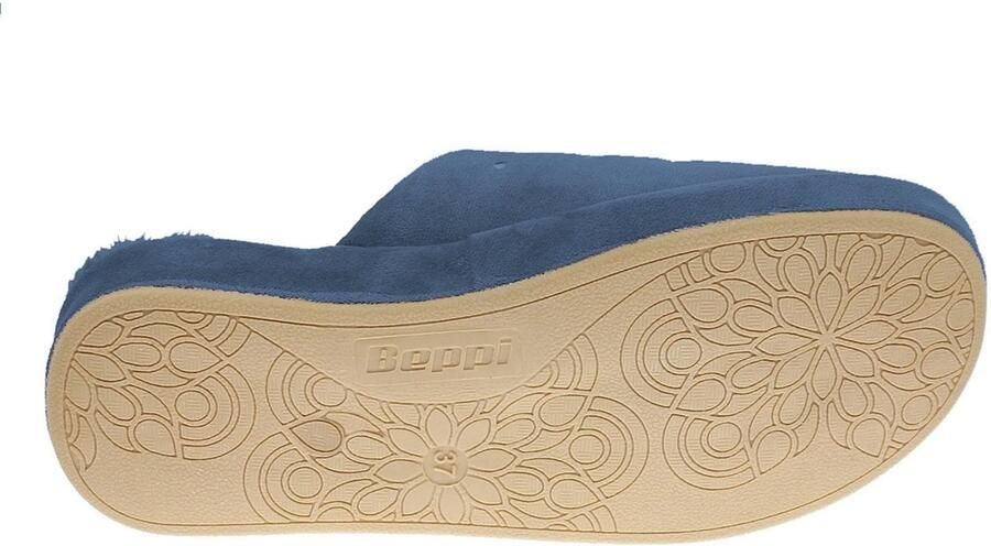 Beppi Huisschoenen 'Indoor Slipper' blauw - Foto 2