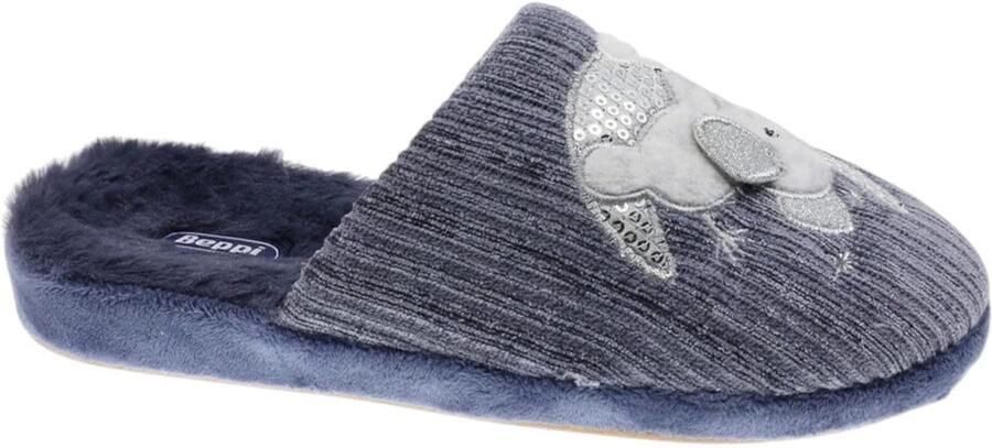 Beppi Huisschoenen 'Indoor Slipper' blauw