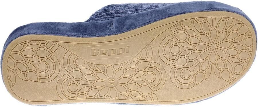 Beppi Huisschoenen 'Indoor Slipper' blauw - Foto 2
