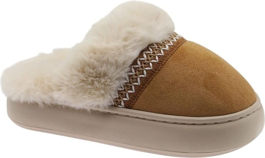 Beppi Huisschoenen 'Indoor Slipper' camel