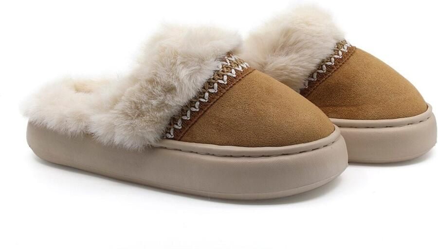 Beppi Huisschoenen 'Indoor Slipper' camel - Foto 3
