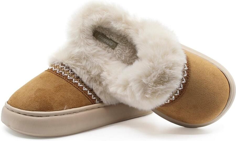 Beppi Huisschoenen 'Indoor Slipper' camel - Foto 2