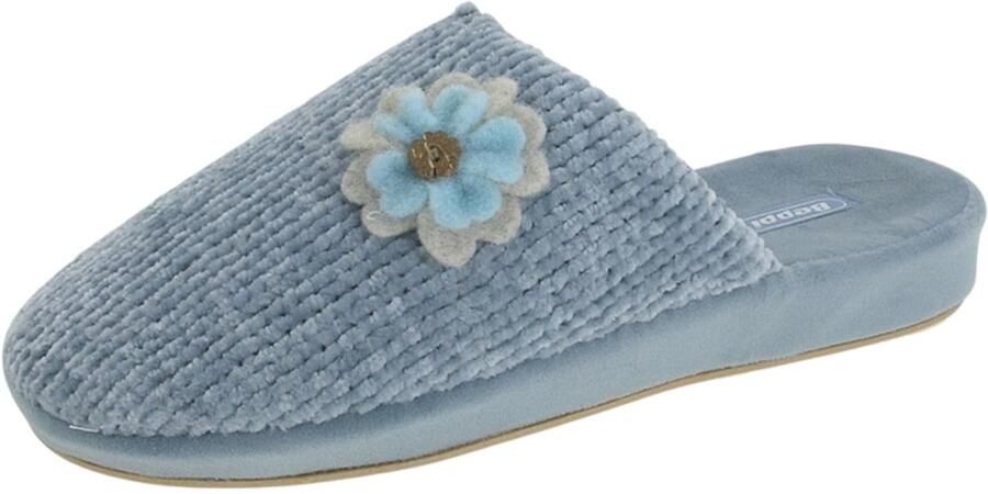 Beppi Huisschoenen 'Indoor Slipper' lichtblauw