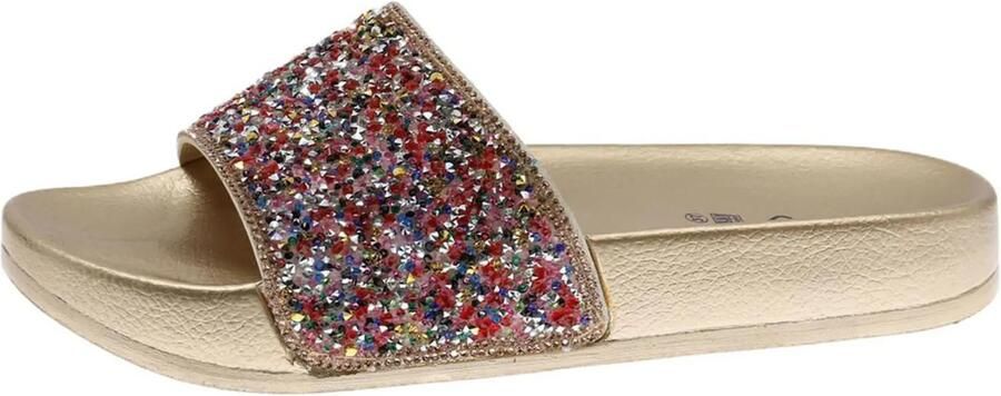 Beppi Huisschoenen 'Slipper' goud