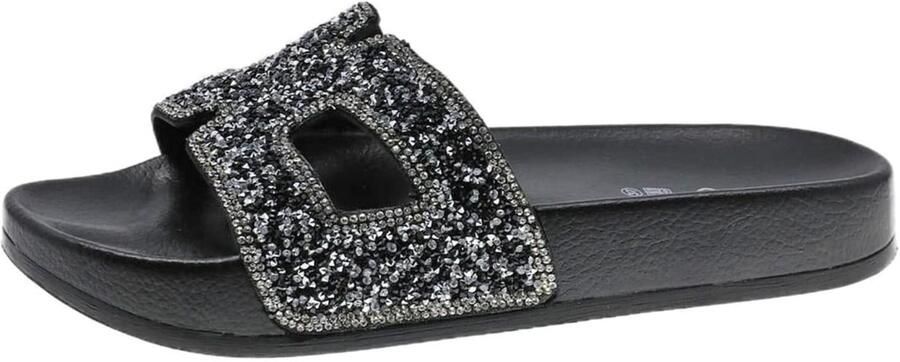 Beppi Huisschoenen 'Slipper' zwart