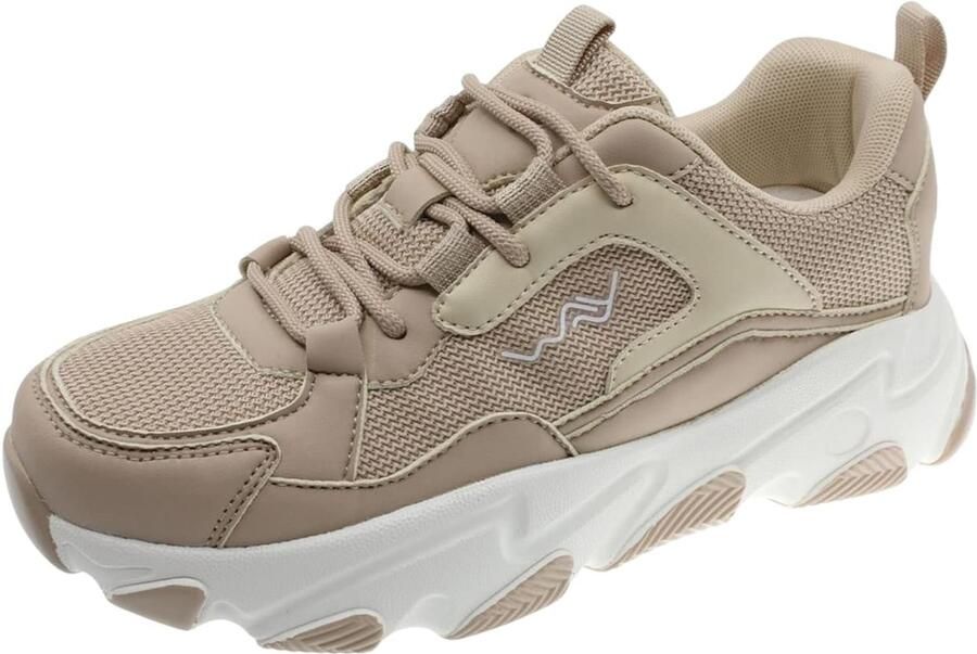 Beppi Sneakers laag nude