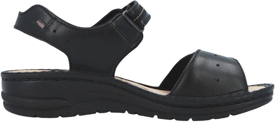 Berkemann gmbH en co kg Berkemann Leni zwarte leren sandalen 03102