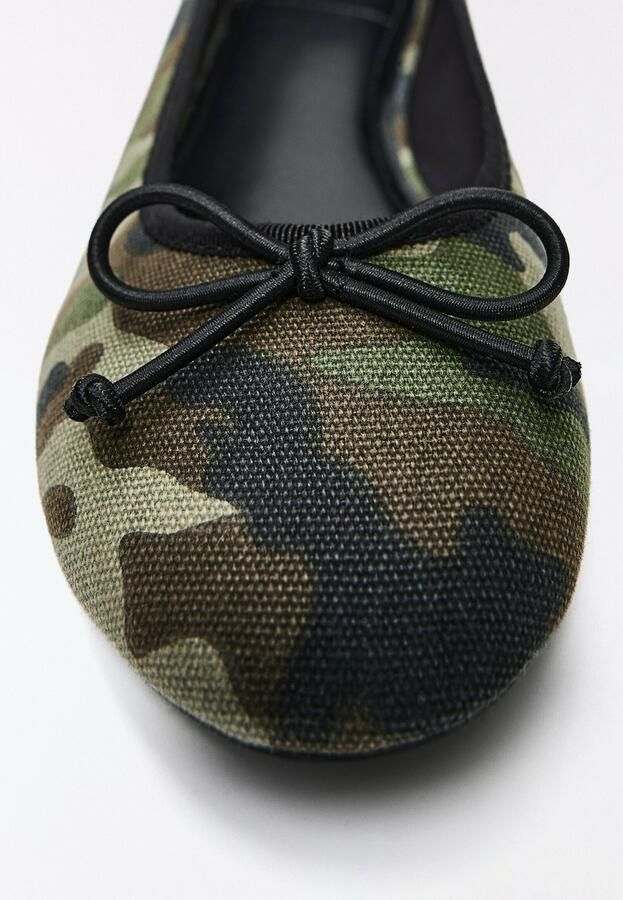 Bershka Ballerina groen kaki lichtgroen - Foto 3