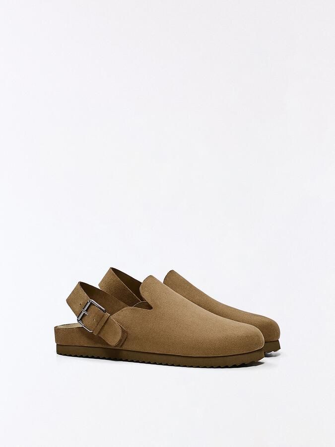 Bershka Clogs lichtbruin - Foto 2