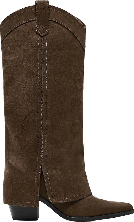 Bershka Cowboylaarzen bruin