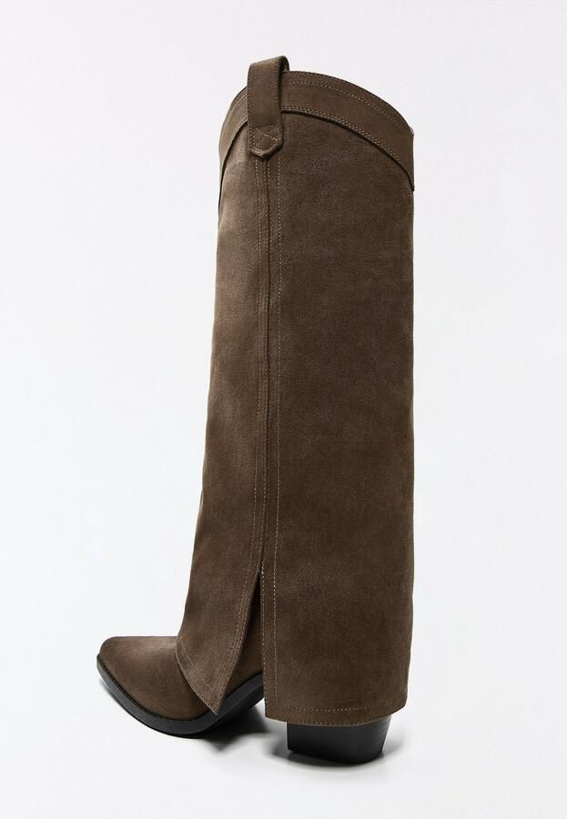 Bershka Cowboylaarzen bruin - Foto 2
