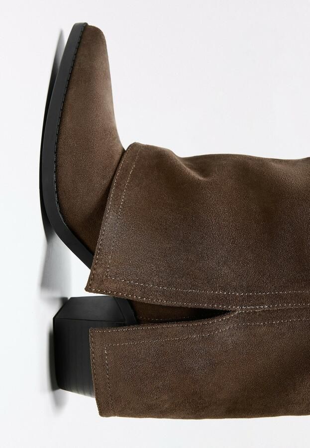 Bershka Cowboylaarzen bruin - Foto 3