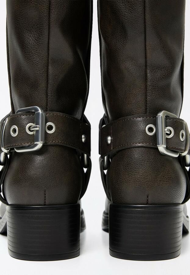 Bershka Cowboylaarzen bruin - Foto 2