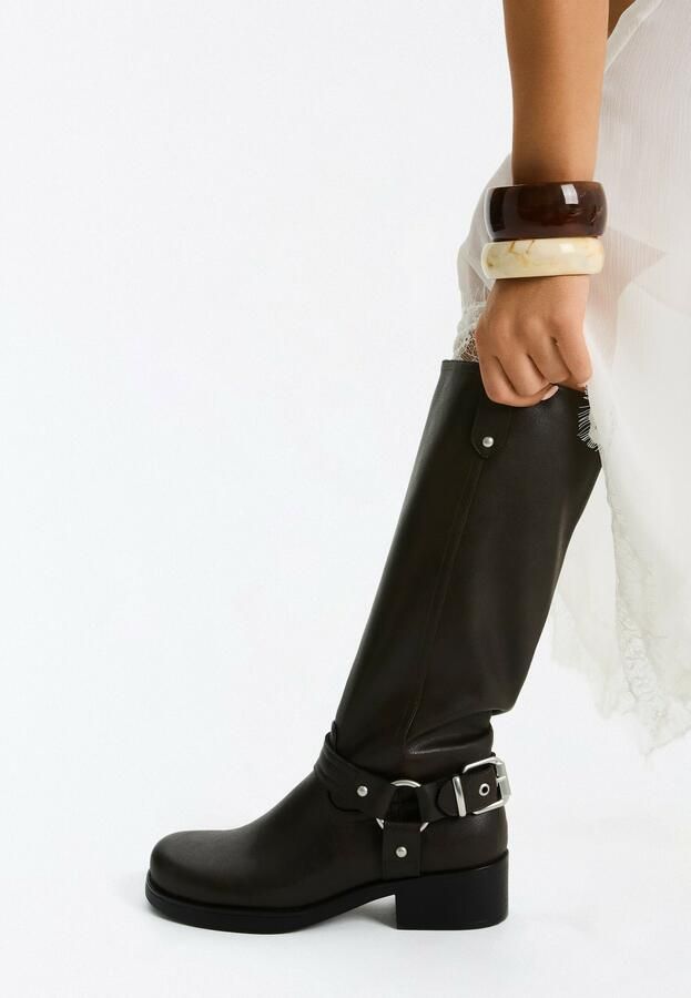 Bershka Cowboylaarzen bruin - Foto 6