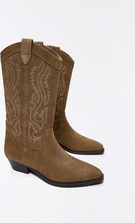 Bershka Cowboylaarzen cognac - Foto 5