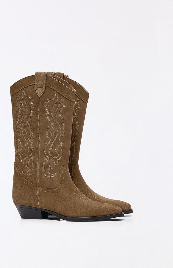 Bershka Cowboylaarzen cognac - Foto 4