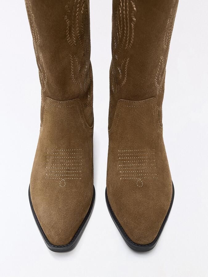 Bershka Cowboylaarzen cognac - Foto 3