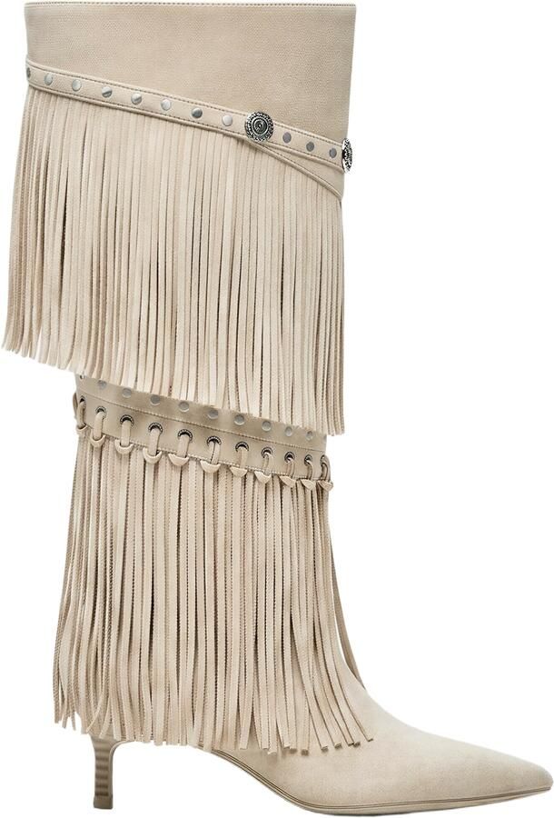 Bershka Cowboylaarzen taupe