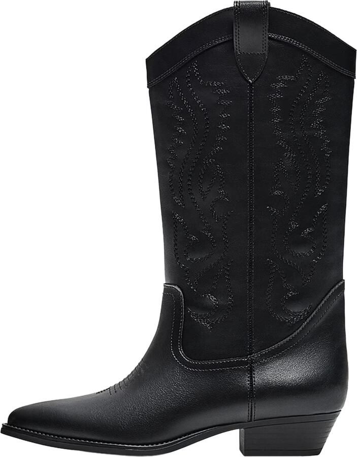 Bershka Cowboylaarzen zwart - Foto 2