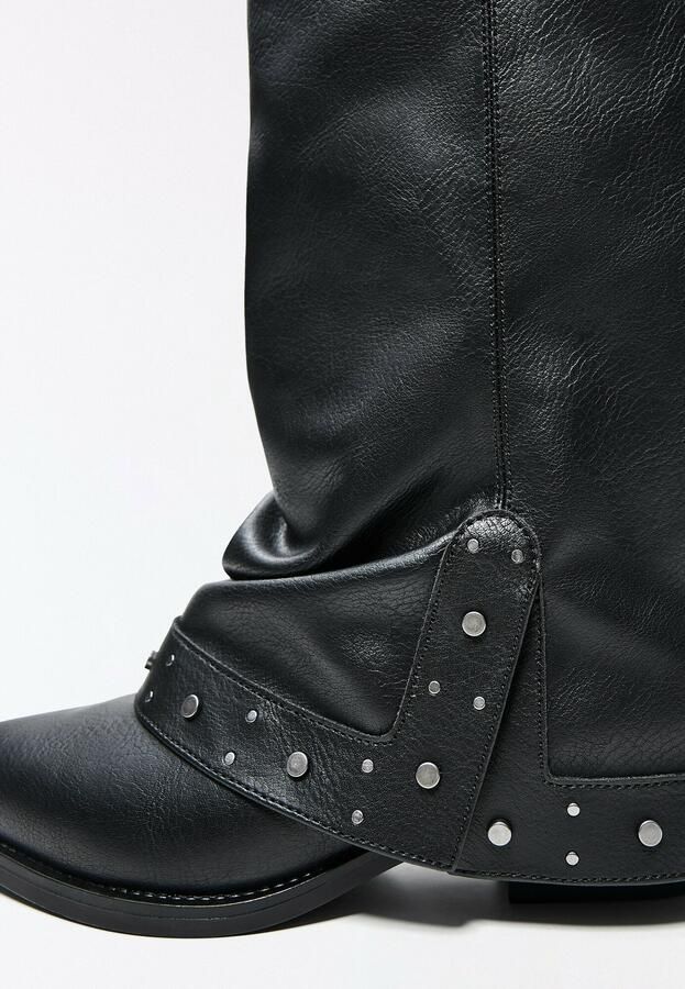 Bershka Cowboylaarzen zwart - Foto 5