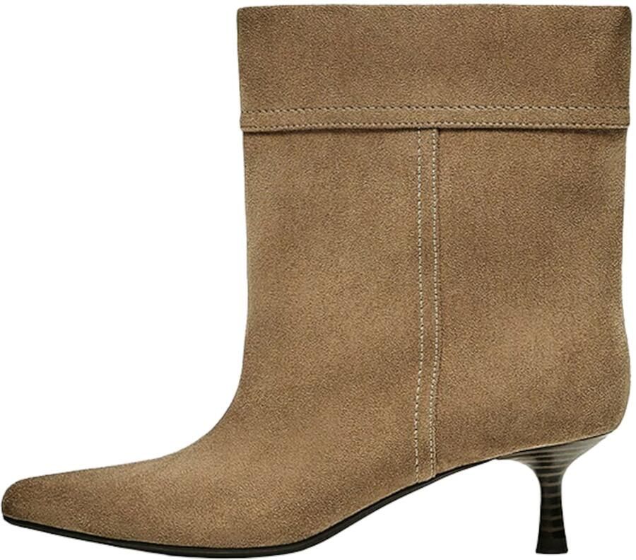 Bershka Enkellaarsjes mokka