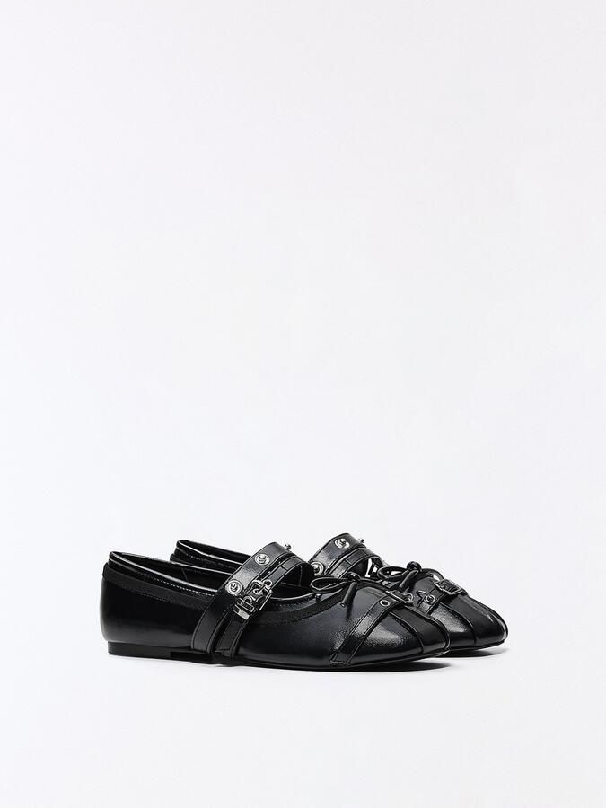 Bershka Instappers zwart - Foto 3