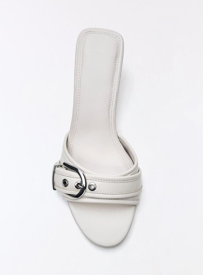 Bershka Muiltjes wit - Foto 5