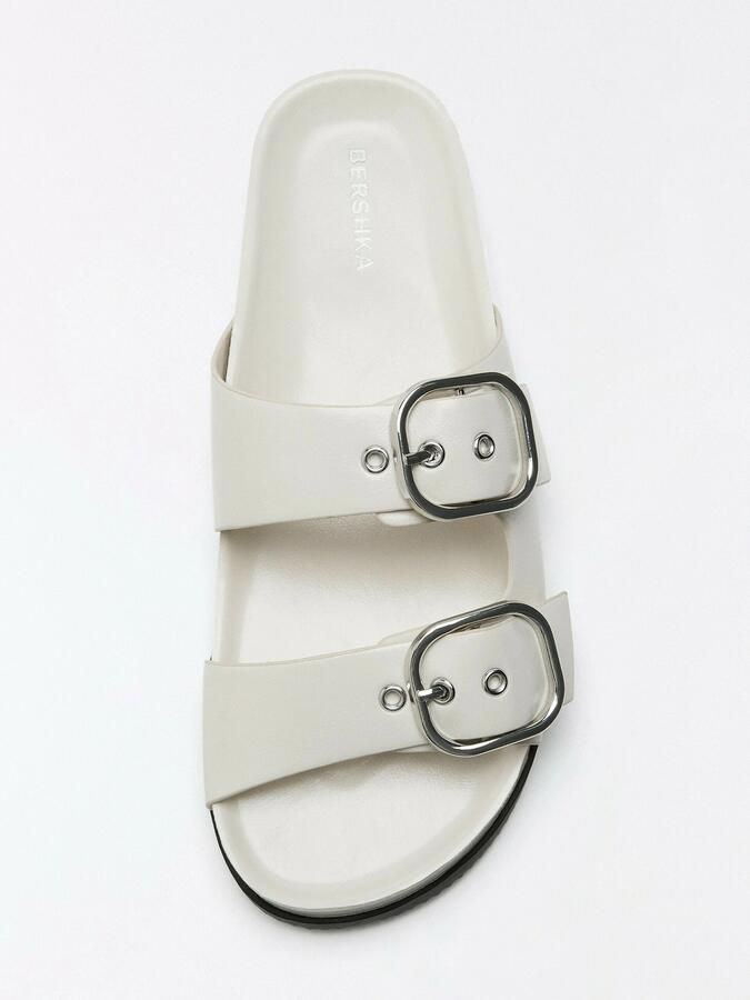 Bershka Muiltjes wit - Foto 2