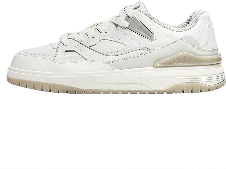 Bershka Sneakers laag 'BAMBA STREET' grijs wit - Foto 2