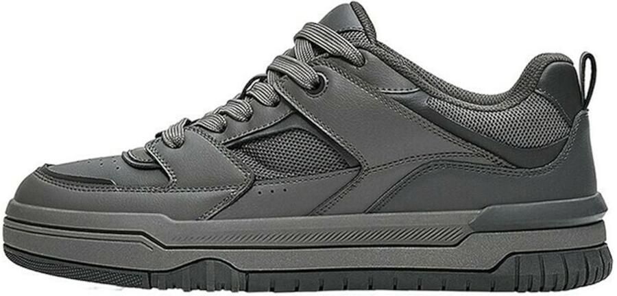 Bershka Sneakers laag 'BAMBA STREET II' grafiet