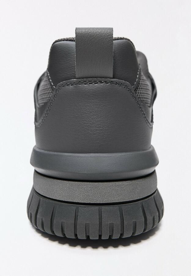 Bershka Sneakers laag 'BAMBA STREET II' grafiet - Foto 3