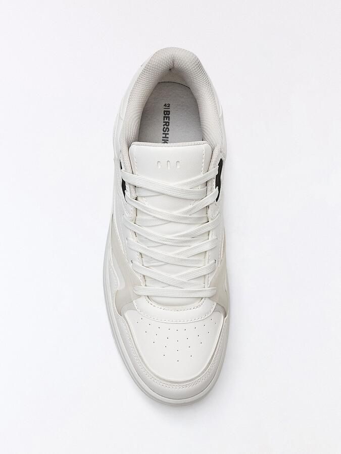 Bershka Sneakers laag 'BAMBA STREET' offwhite - Foto 2