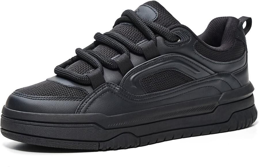 Bershka Sneakers laag 'BAMBA' zwart