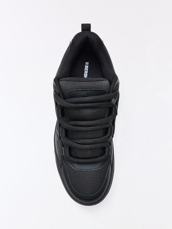 Bershka Sneakers laag 'BAMBA' zwart - Foto 2