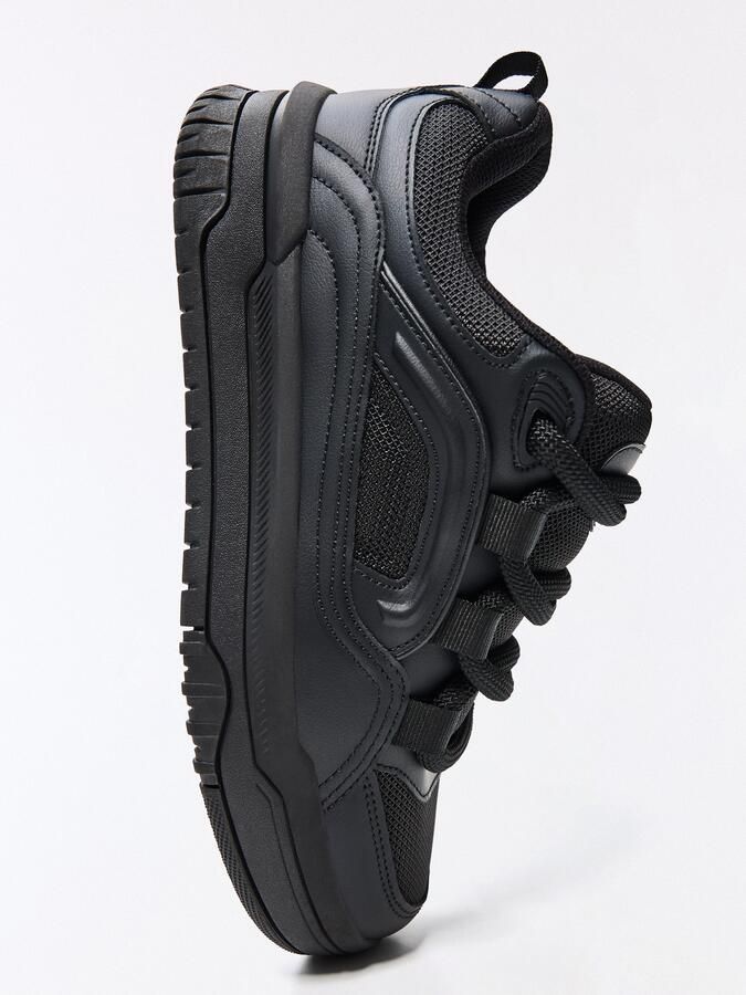 Bershka Sneakers laag 'BAMBA' zwart - Foto 5
