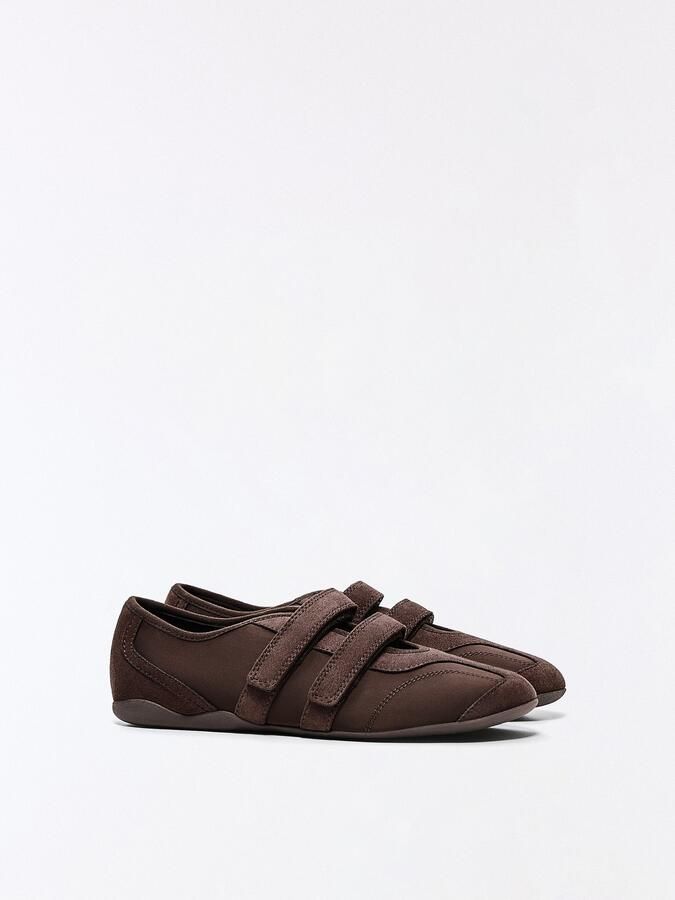 Bershka Sneakers laag bruin - Foto 3